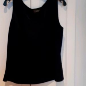 Navy liquid satin shell size large